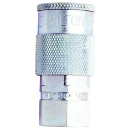 MILTON INDUSTRIES H-Style 3/8 in. Female Basic Size Industrial Interchange Series Air Coupler S-1835
